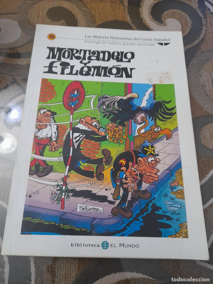 C&oacute;mics: Libro c&oacute;mic N&deg; 16 mortadelo y filemon biblioteca El mundo - Foto 1