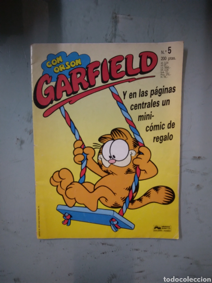 C&oacute;mics: Garfield, numero 5,Editorial junior - Foto 1