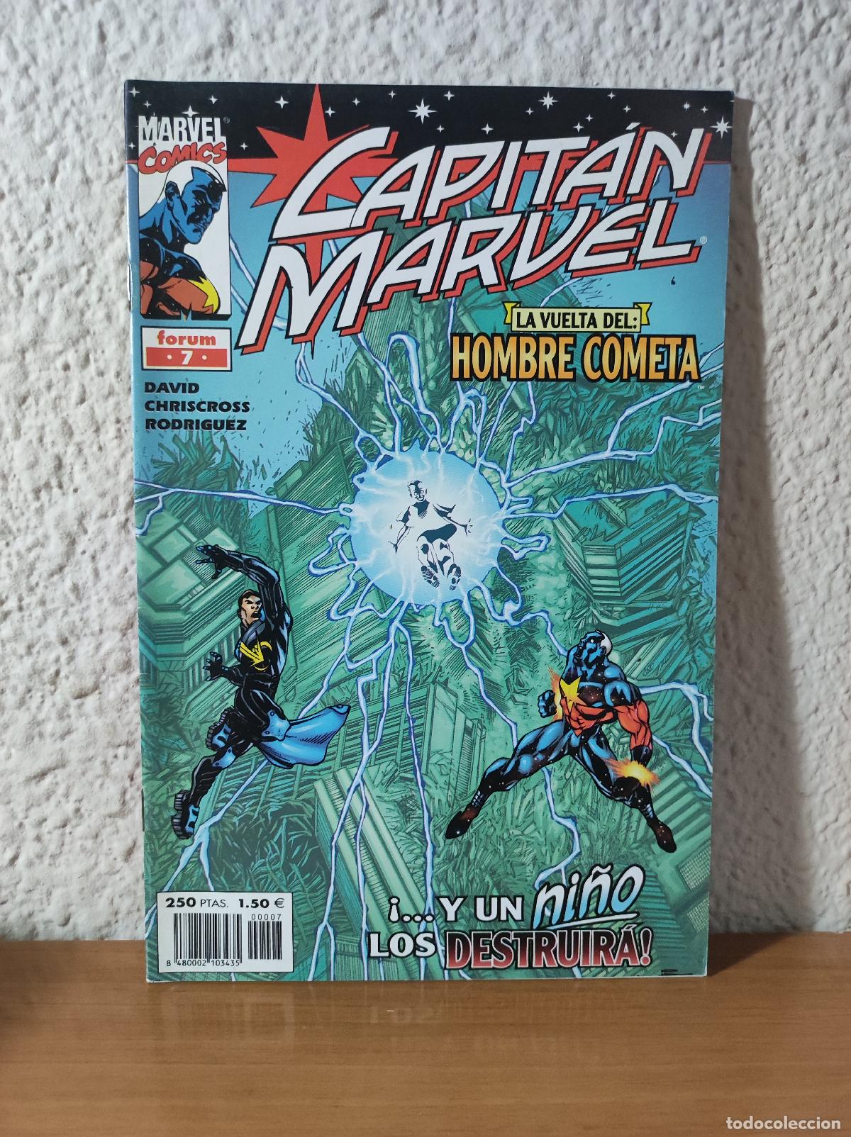 C&oacute;mics: CAPITAN MARVEL LA VUELTA DEL HOMBRE COMETA MARVEL COMICS 7 - Foto 1
