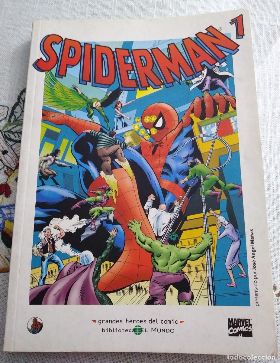 C&oacute;mics: SPIDERMAM 1. Grandes h&eacute;roes del c&oacute;mic. Biblioteca El Mundo (2003)