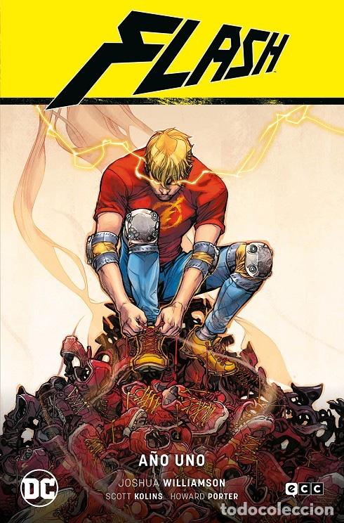 C&oacute;mics: FLASH A&Ntilde;O UNO. ECC DIFICIL. TAPA DURA. 280 P&Aacute;GINAS. - Foto 1