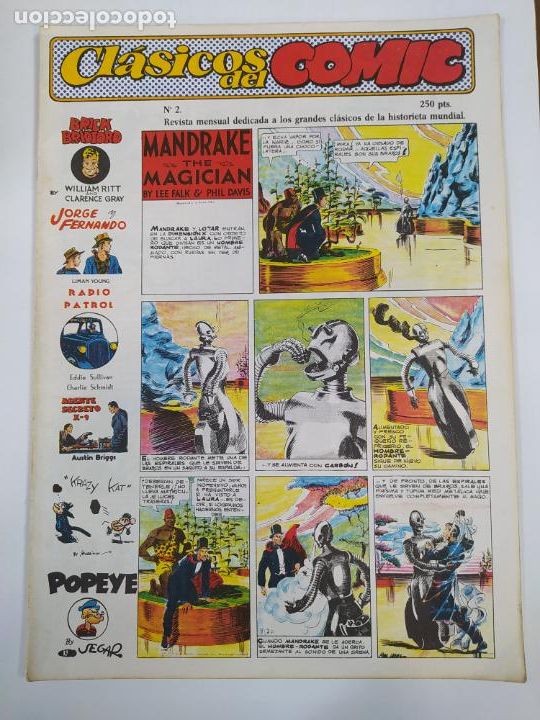 Comics: CL&Aacute;SICOS DEL COMIC N&ordm; 2. Revista Mensual Dedicada a Los Cl&aacute;sicos de la Historieta Mundial. TDKC20