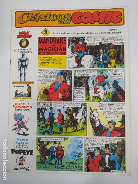 Comics: CL&Aacute;SICOS DEL COMIC N&ordm; 9. Revista Mensual Dedicada a Los Cl&aacute;sicos de la Historieta Mundial. TDKC20