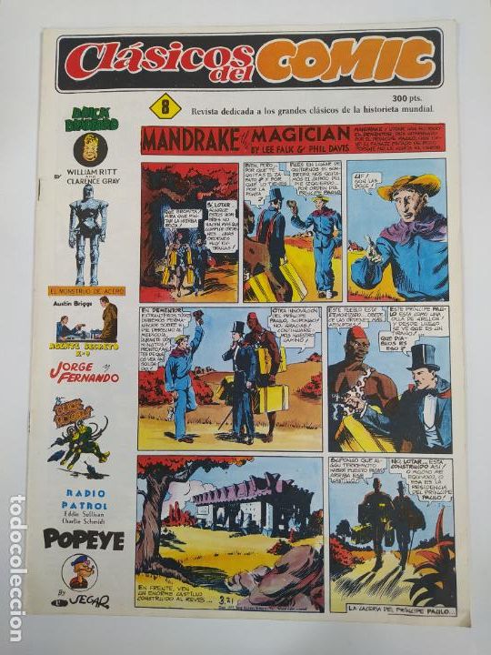 Comics : CL&Aacute;SICOS DEL COMIC N&ordm; 8. Revista Mensual Dedicada a Los Cl&aacute;sicos de la Historieta Mundial. TDKC20