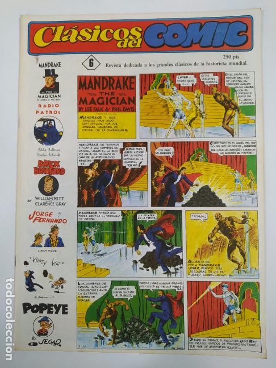 Comics: CL&Aacute;SICOS DEL COMIC N&ordm; 6. Revista Mensual Dedicada a Los Cl&aacute;sicos de la Historieta Mundial. TDKC20