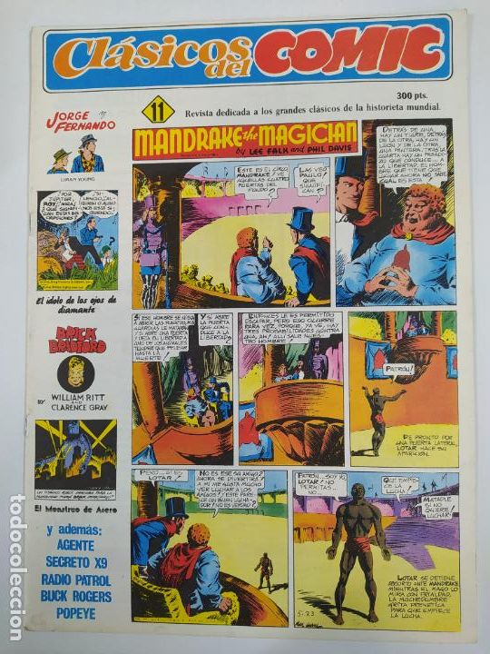 Comics: CL&Aacute;SICOS DEL COMIC N&ordm; 11. Revista Mensual Dedicada a Los Cl&aacute;sicos de la Historieta Mundial. TDKC20