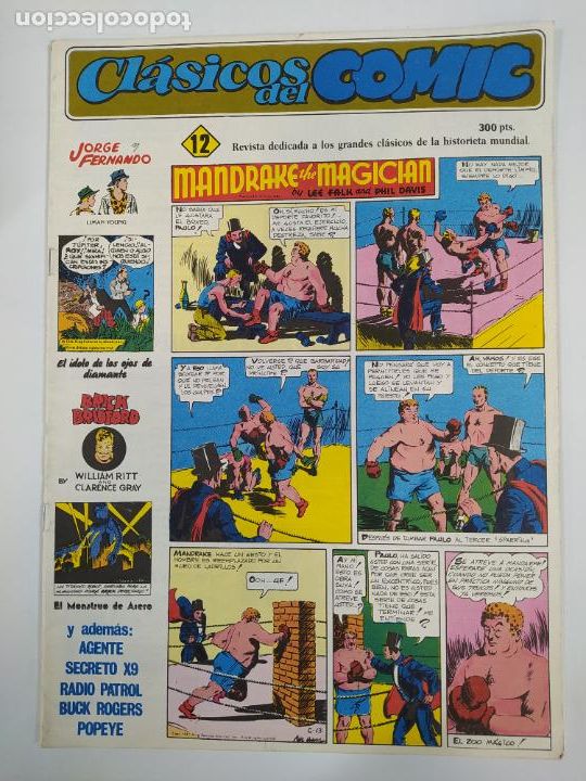 Comics: CL&Aacute;SICOS DEL COMIC N&ordm; 12. Revista Mensual Dedicada a Los Cl&aacute;sicos de la Historieta Mundial. TDKC20