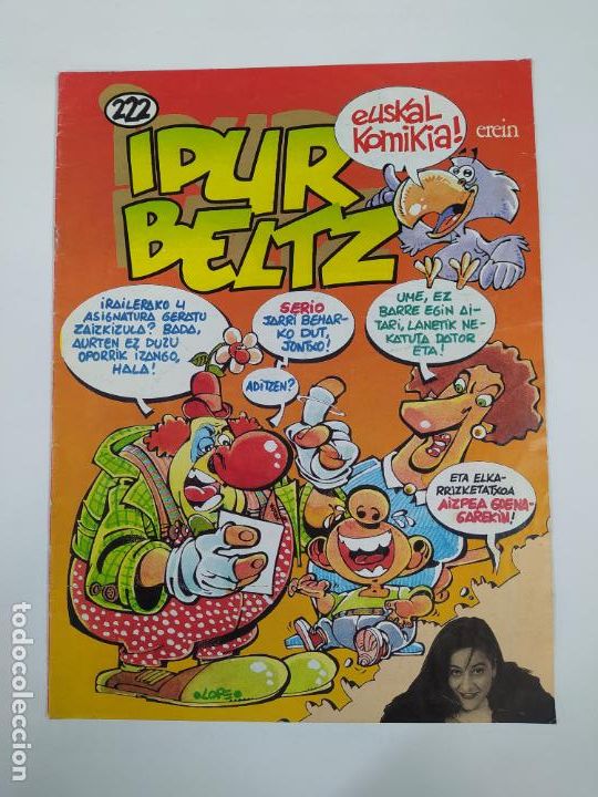 Comics: IPURBELTZ. EUSKAL KOMIKIA. N&ordm; 222. TDKC20