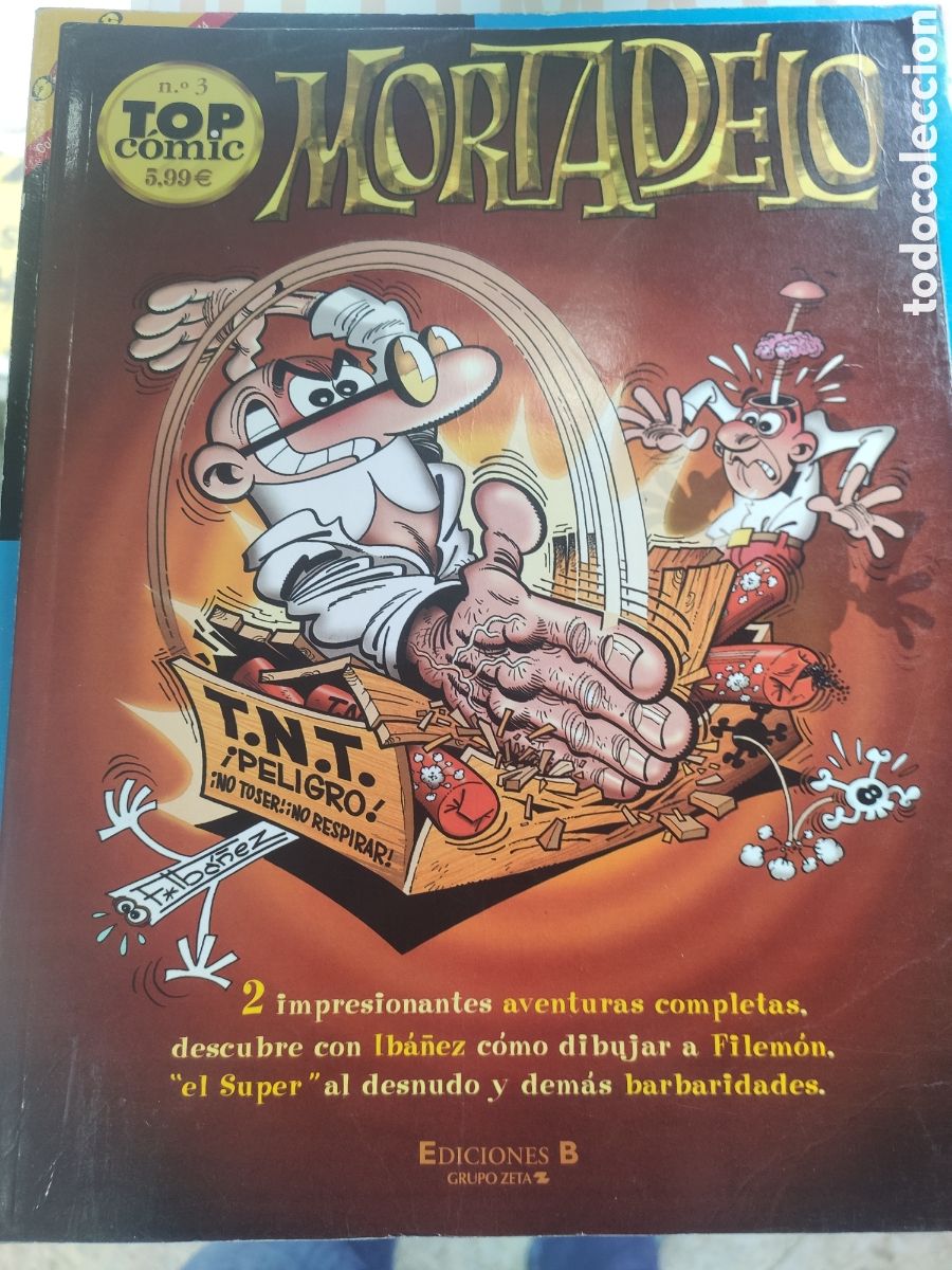 C&oacute;mics: MORTADELO TOP COMIC N&ordm; 3 JULIO 2002 PRIMERA EDICION - Foto 1