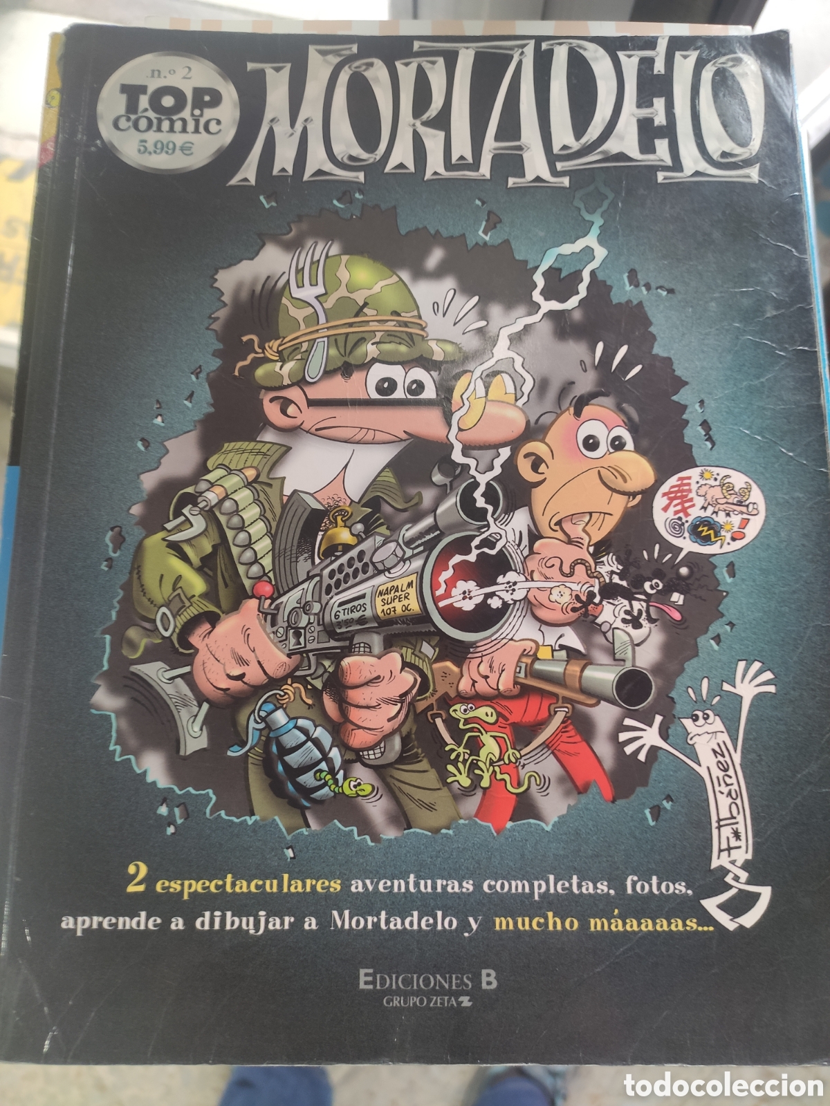 C&oacute;mics: MORTADELO TOP COMIC N&ordm; 2 MAYO 2002 PRIMERA EDICION - Foto 1