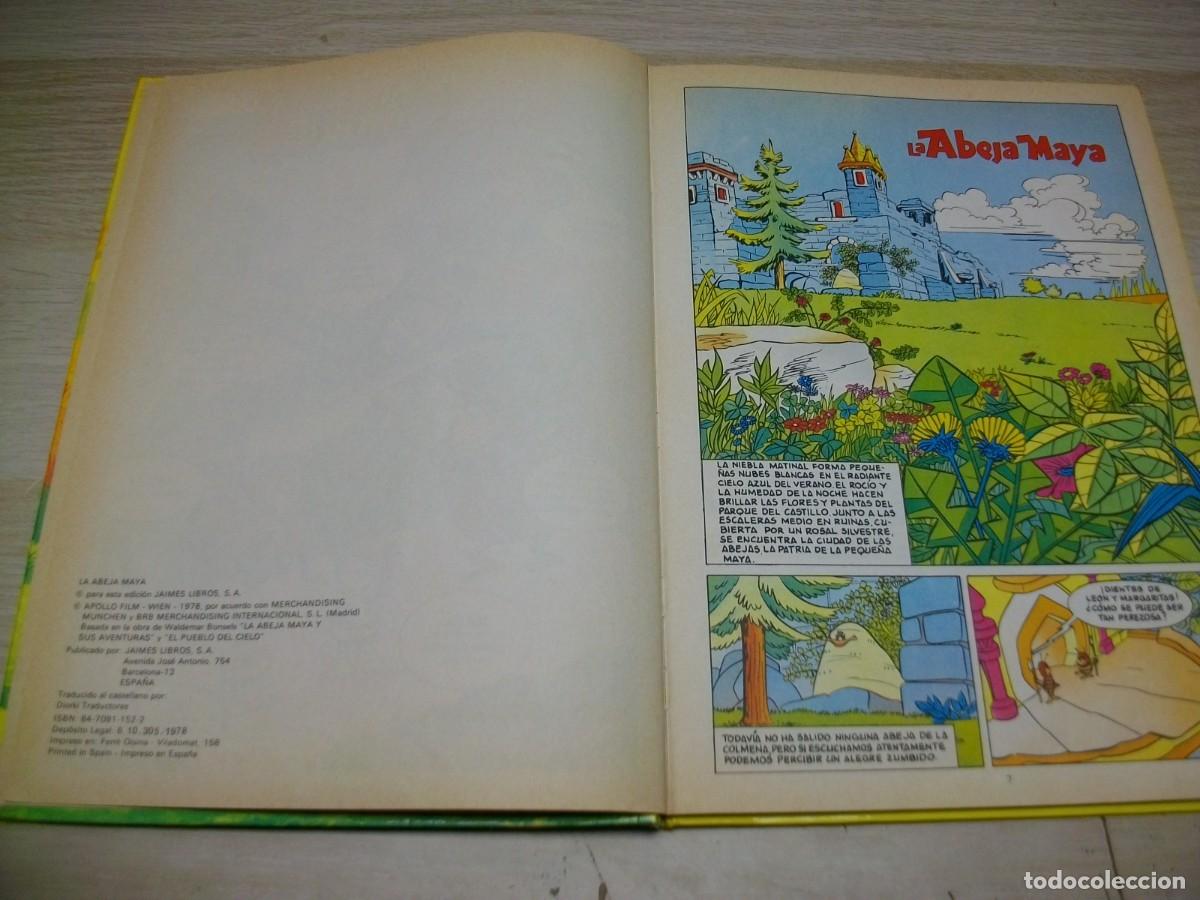 C&oacute;mics: LA ABEJA MAYA TAPA DURA 1978 JAIME LIBROS - Foto 2