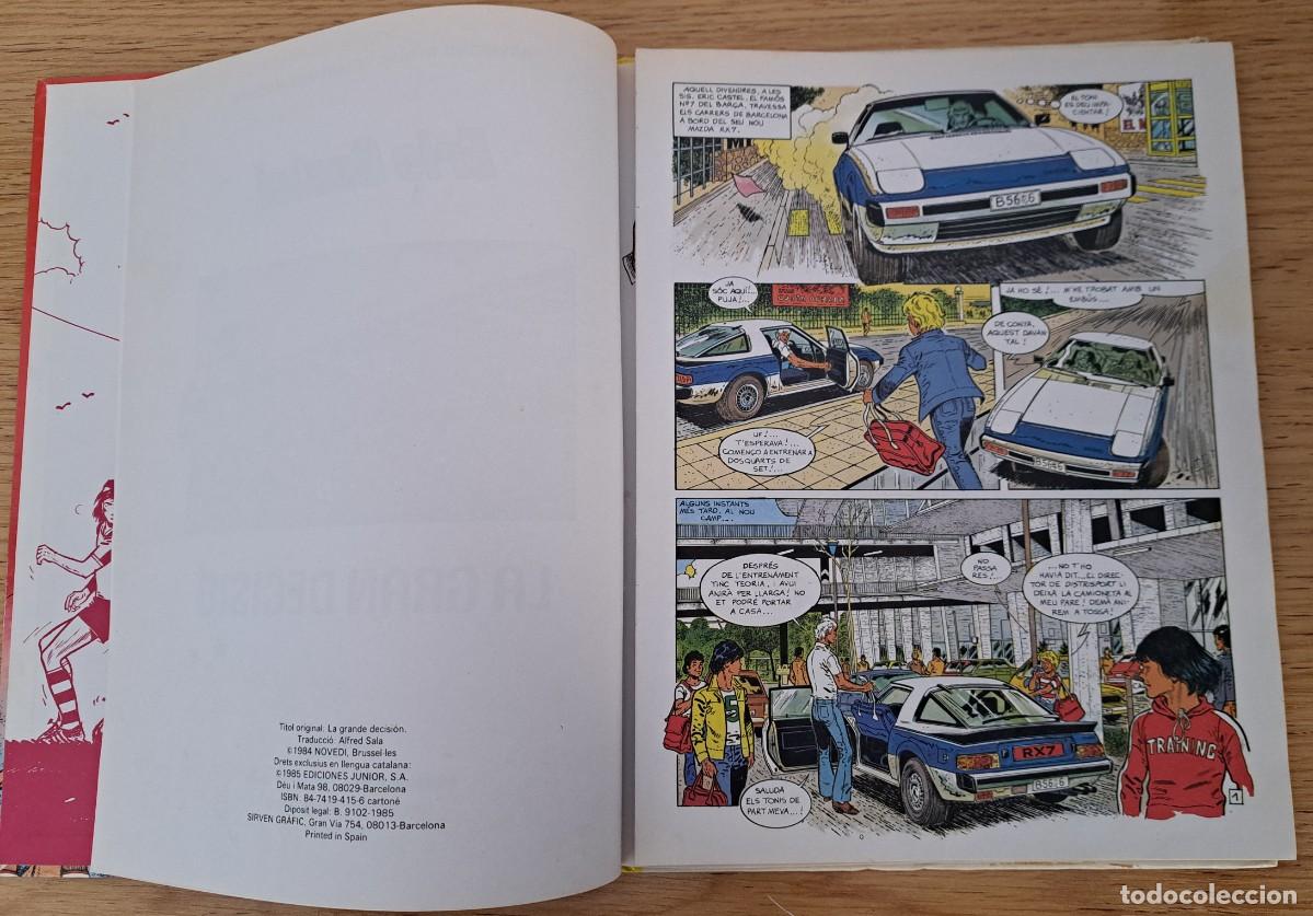 C&oacute;mics: ERIC CASTEL LA GRAN DECISI&Oacute; 1985 EDICIONES J&Uacute;NIOR TAPA DURA - Foto 3