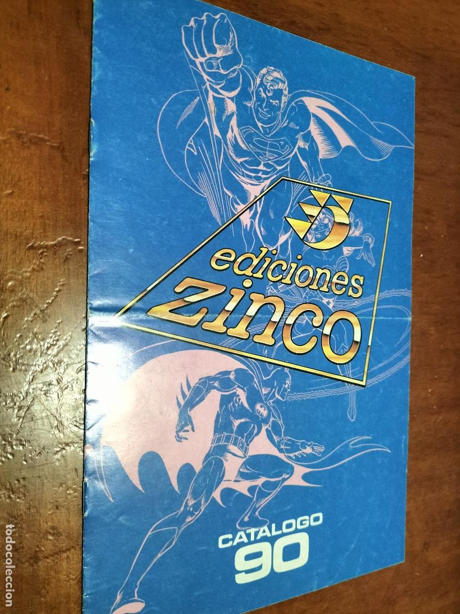 Fumetti: EDICIONES ZINCO. CAT&Aacute;LOGO A&Ntilde;OS 90. GRAPA. 8 P&Aacute;GINAS. DOBLADO. BUEN ESTADO