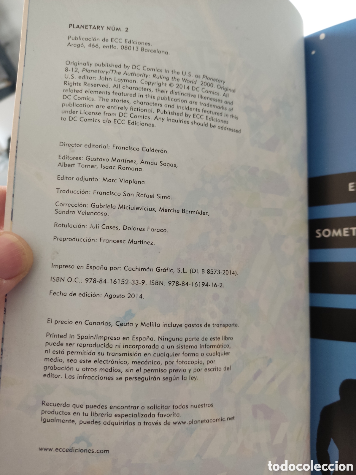 C&oacute;mics: Planetary n&uacute;m. 2/ Warren Ellis & John Casaaday/ ECC, 2014 - Foto 4