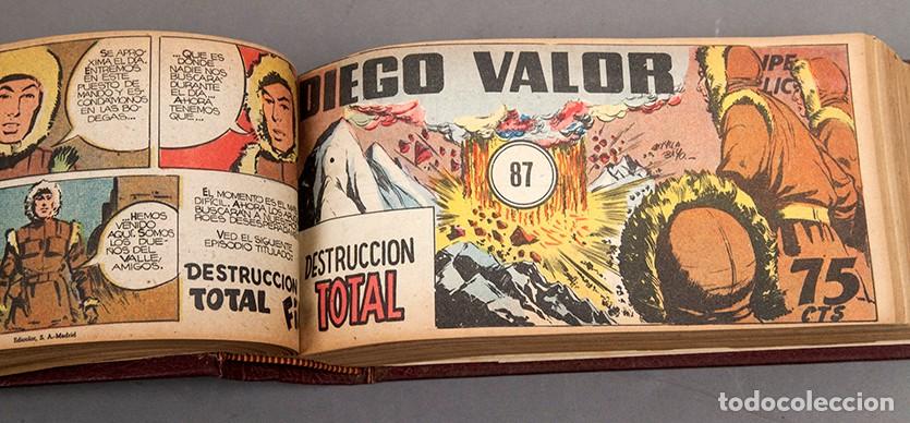 C&oacute;mics: DIEGO VALOR - TOMO CON 52 N&Uacute;MEROS - DEL 65 AL 117 - Foto 7