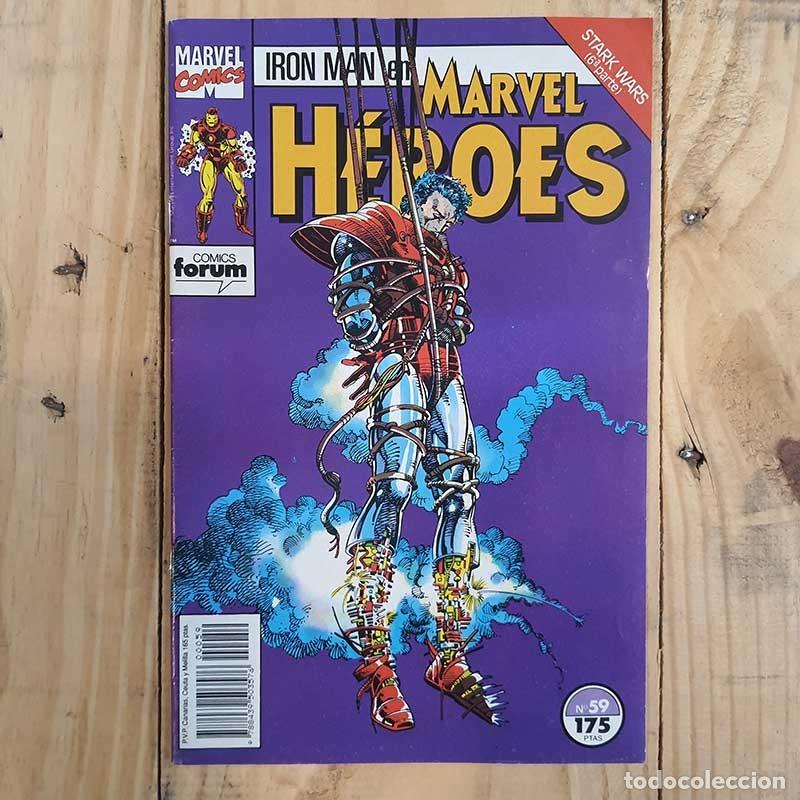 C&oacute;mics: Iron Man en Marvel H&eacute;roes n&ordm;59 - C&oacute;mic Segunda Mano - Foto 1