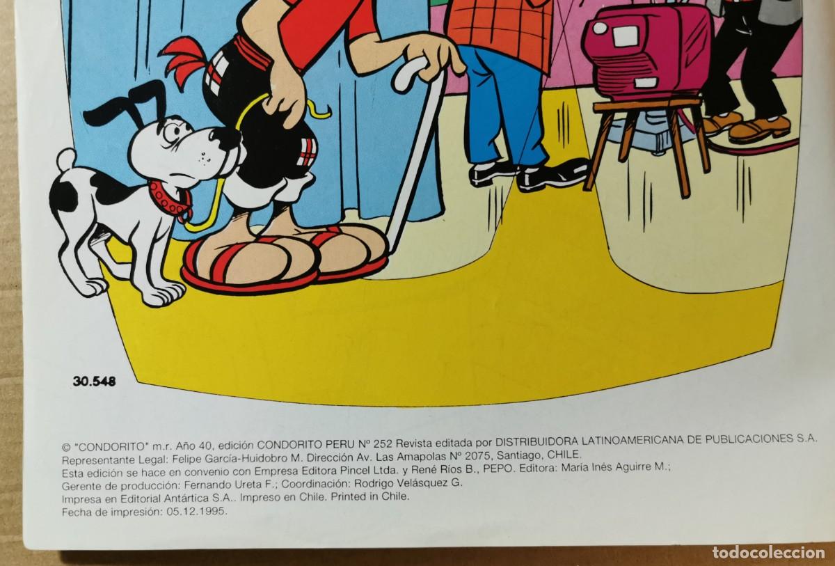 C&oacute;mics: COMIC revista condorito. Numero 252 A&ntilde;o 1995 - PEPO. Chile - Foto 3
