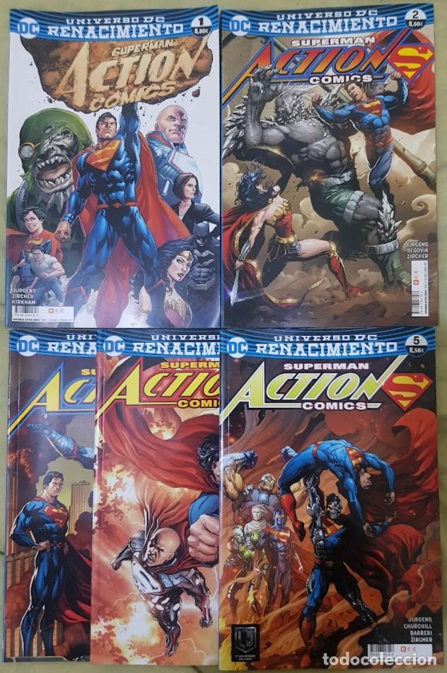 C&oacute;mics: ACTION COMICS 1 A 5. RENACIMIENTO. ECC - Foto 1