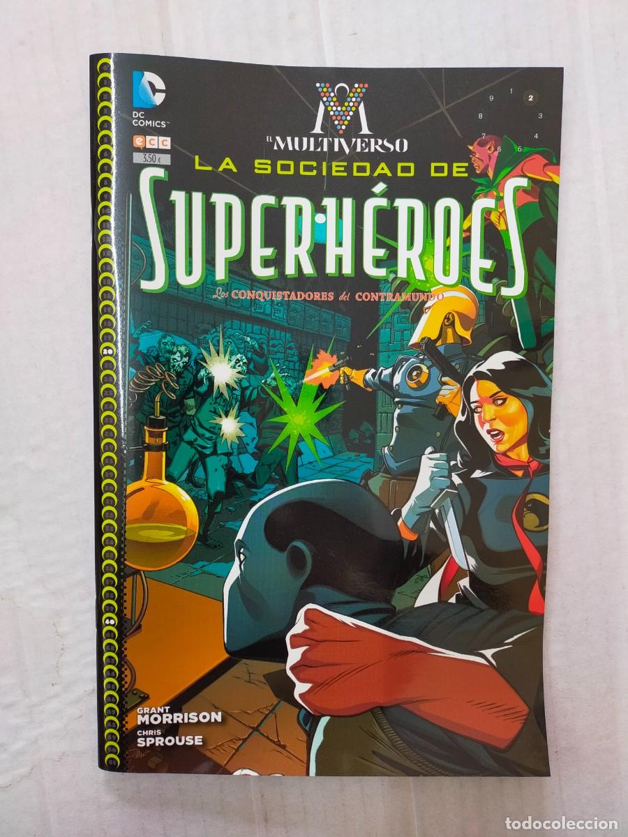 C&oacute;mics: EL MULTIVERSO n&ordm; 2. LA SOCIEDAD DE SUPERH&Eacute;ROES, por Morrison y Sprouse. ECC - Foto 1
