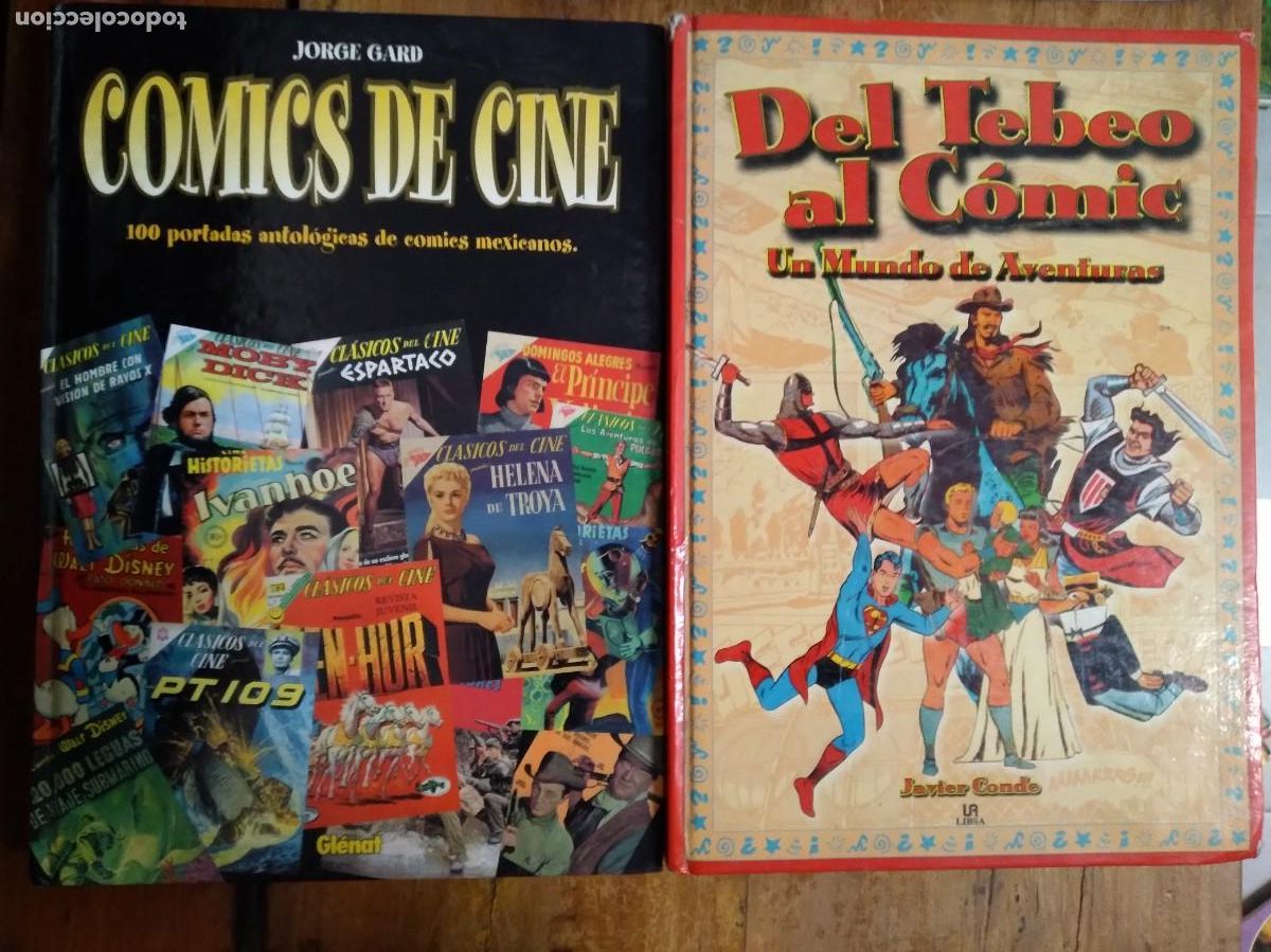 C&oacute;mics: Lote 2 Tomos Tapa Dura-Del Tebeo Al Comic/C&oacute;mics De Cine-Leer Descripci&oacute;n-