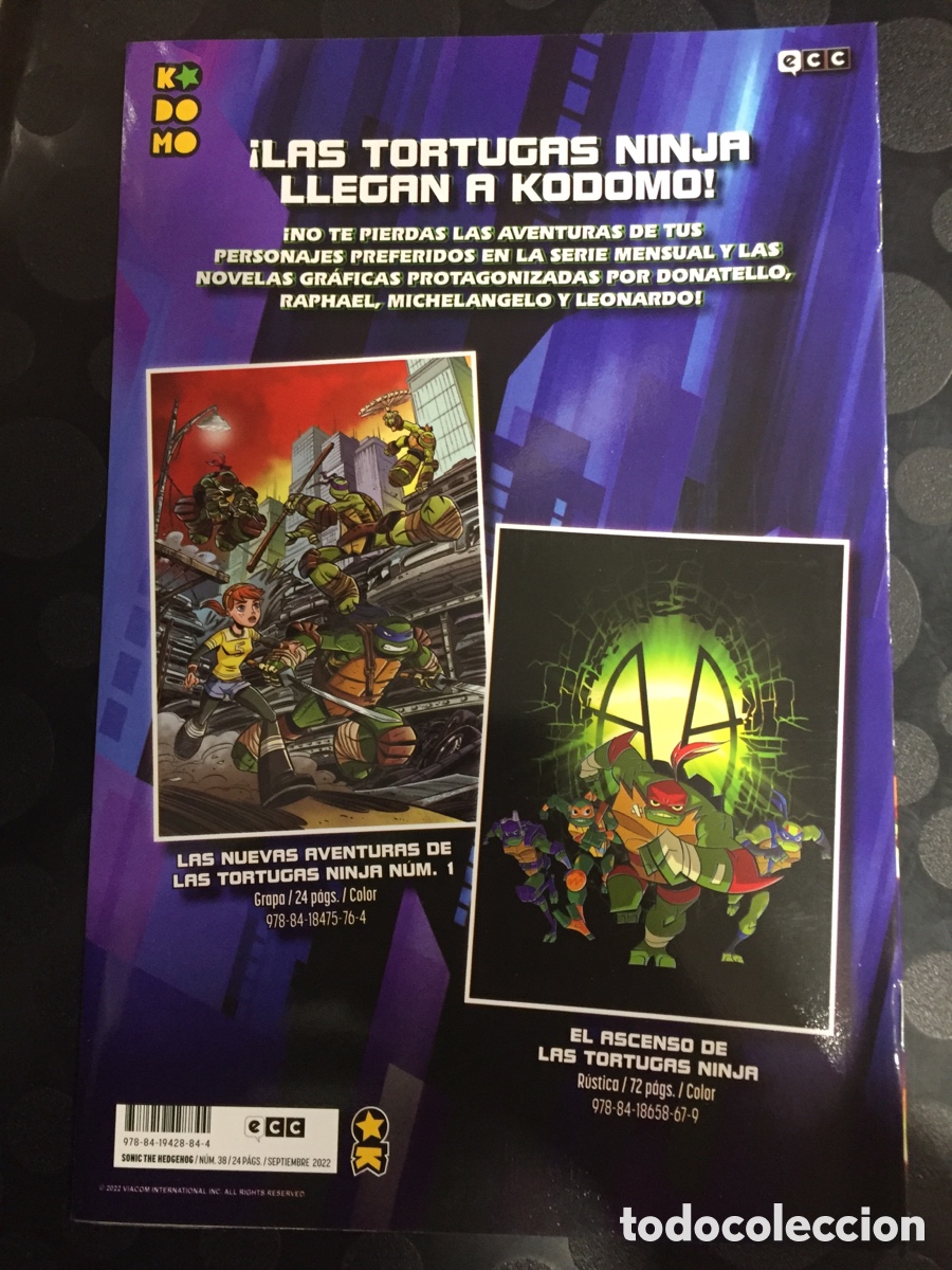 C&oacute;mics: SONIC : THE HEDGEHOG N.38 SEGA KODOMO ECC ( 2019/&hellip; ) - Foto 2