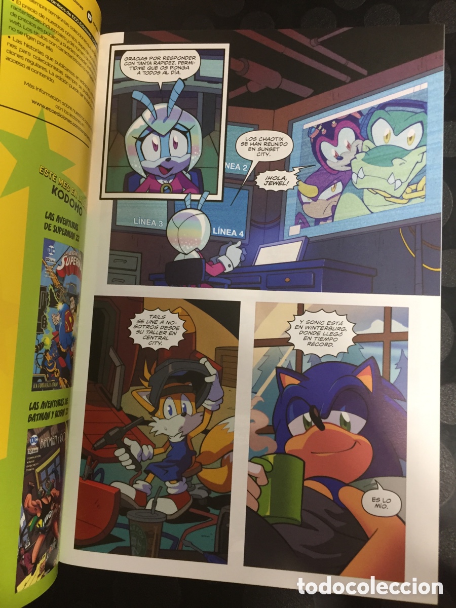 C&oacute;mics: SONIC : THE HEDGEHOG N.42 SEGA KODOMO ECC ( 2019/&hellip; ) - Foto 3