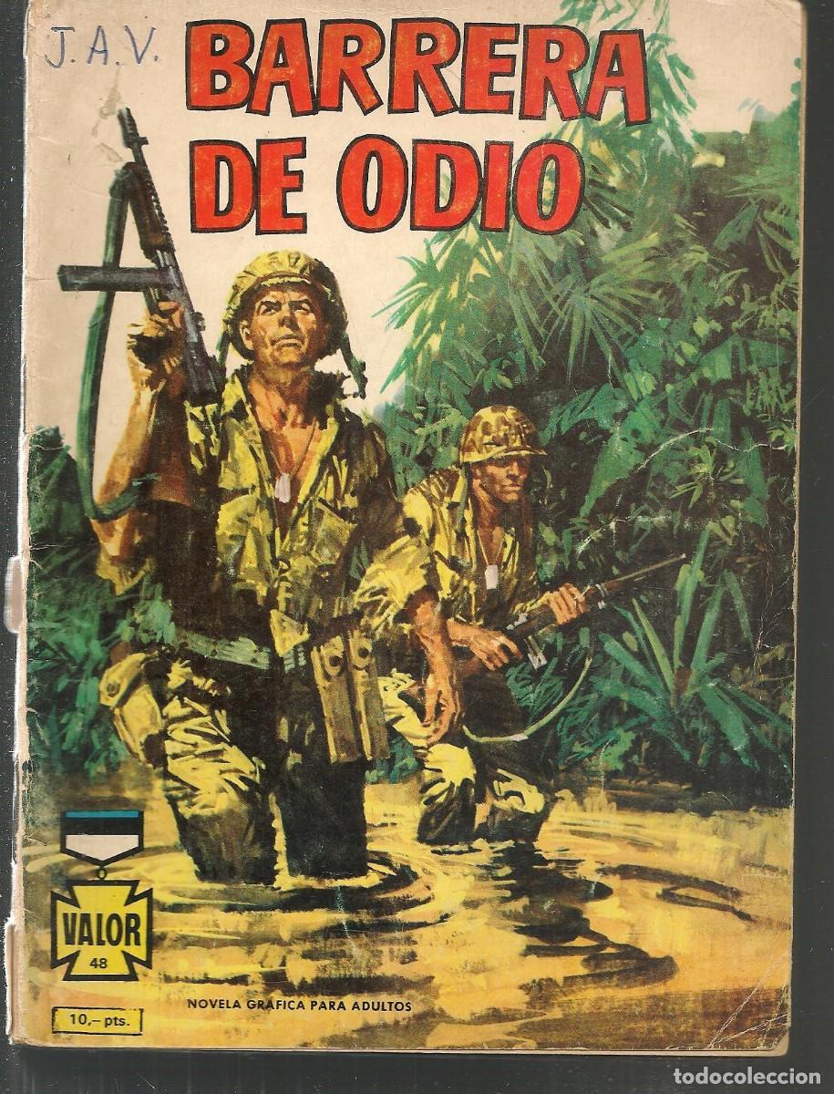 C&oacute;mics: VALOR. N&ordm; 48. BARRERA DE ODIO. EDICIONES SEMIC, 1966. (MG/C12) - Foto 1
