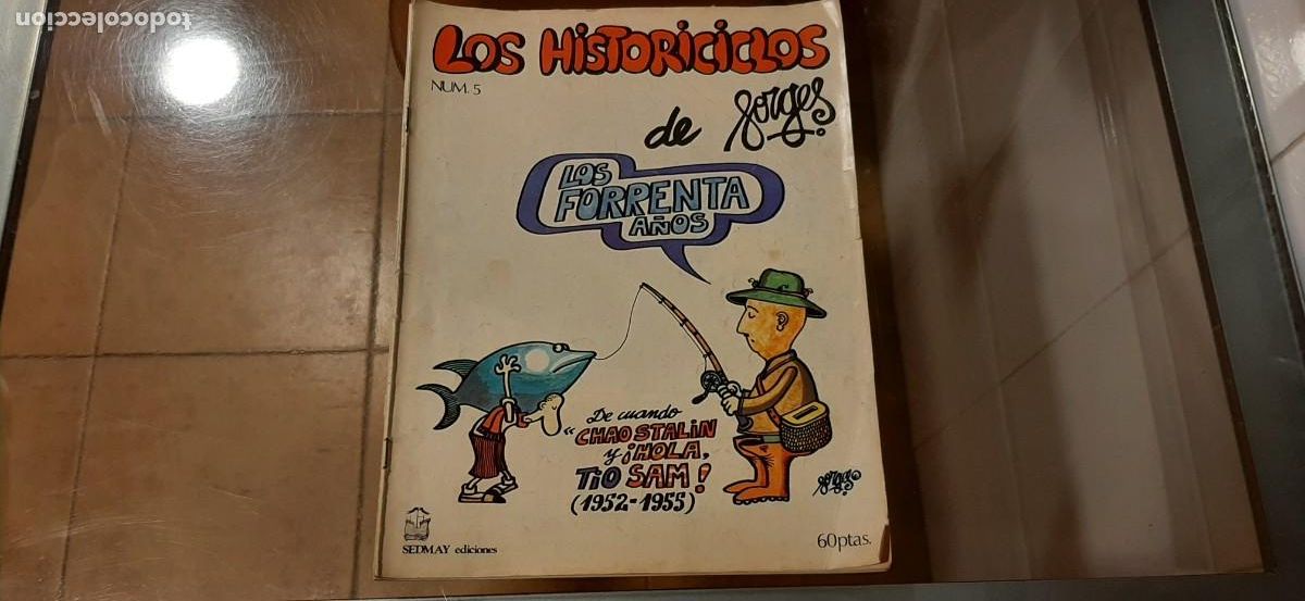 C&oacute;mics: LOS HISTORICICLOS DE FORGES. 3 COMICS. SEDMAY EDICIONES - Foto 3