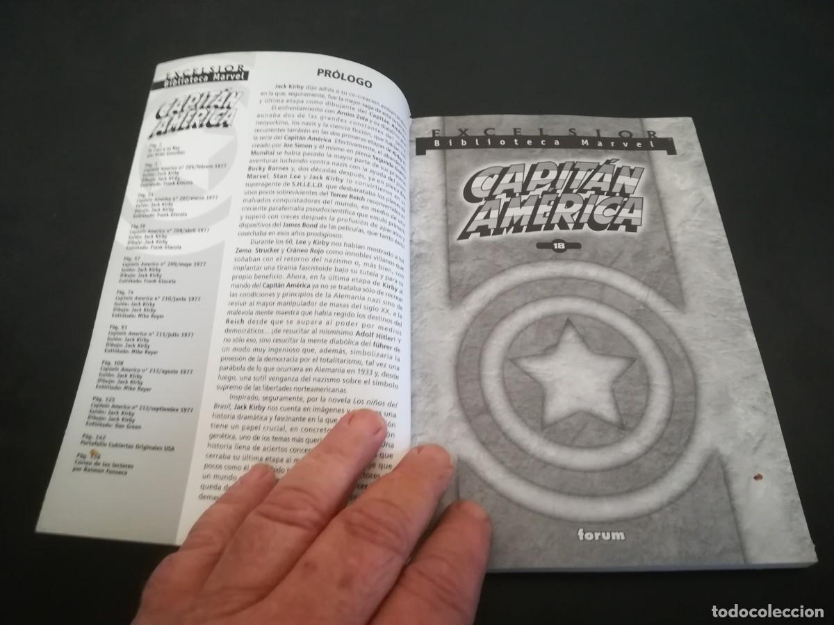 C&oacute;mics: CAPITAN AMERICA 18 / AR204 / BIBLIOTECA MARVEL EXCELSIOR / FORUM - Foto 4