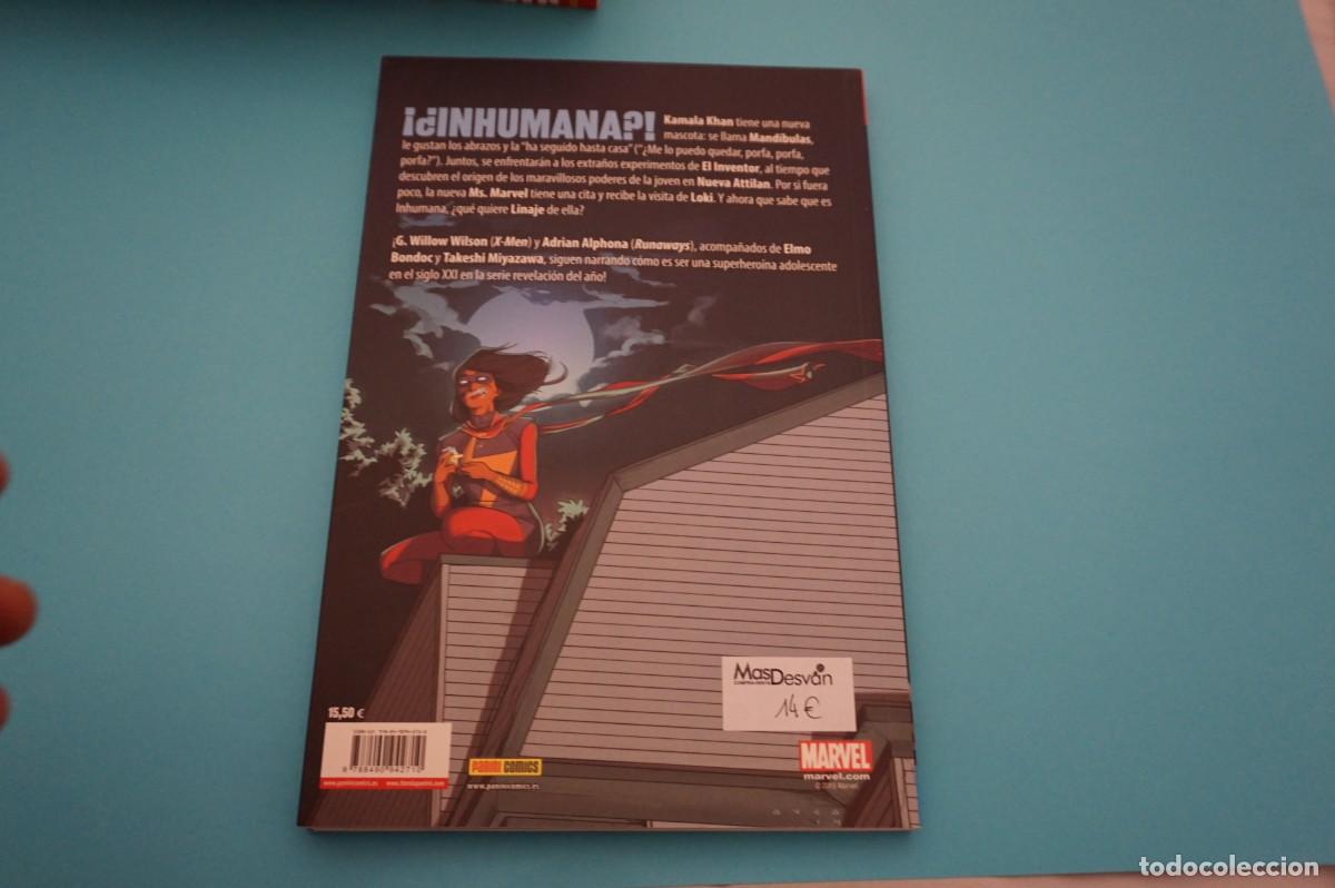C&oacute;mics: 17B/ MS. MARVEL 2 - GENERACION - POR QUE? / COLECCION 100% MARVEL - Foto 5