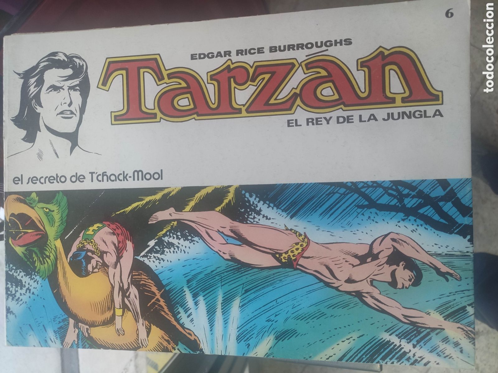 C&oacute;mics: TARZAN N&ordm; 6 EL SECRETO DE T&acute;CHACK MOOL. EDGAR RICE BURROUGHS - Foto 1