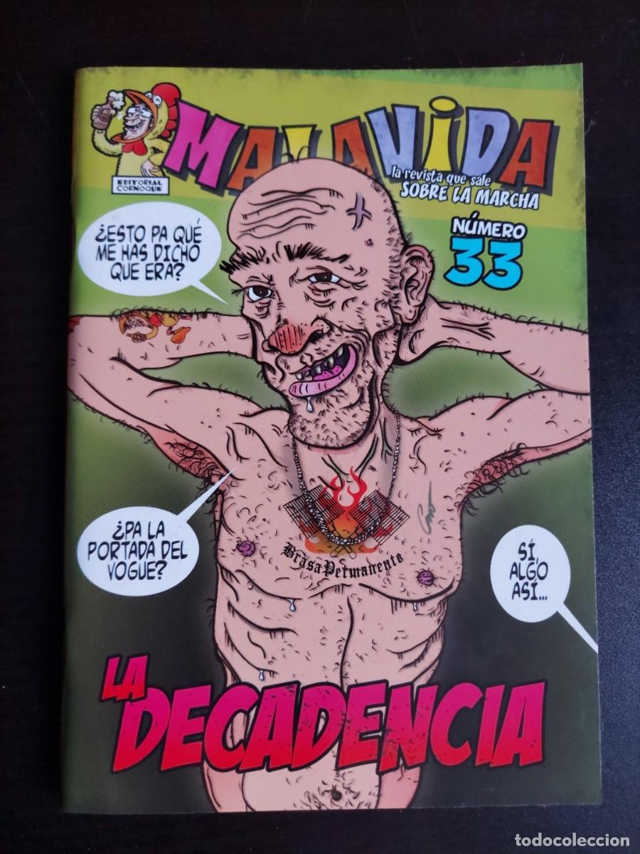 C&oacute;mics: MALAVIDA - N&uacute;mero 33 - La Decadencia - Editorial Cornoque - 1999 - Foto 1