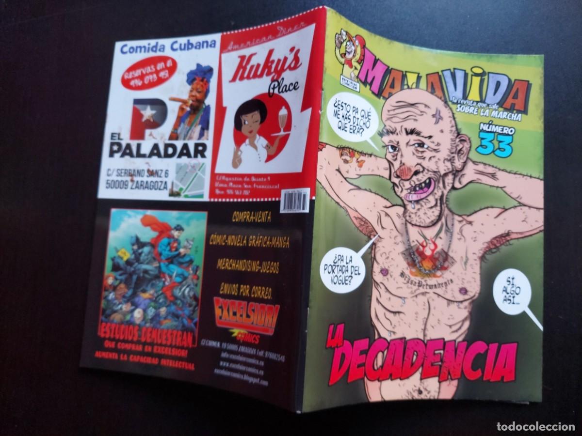 C&oacute;mics: MALAVIDA - N&uacute;mero 33 - La Decadencia - Editorial Cornoque - 1999 - Foto 2