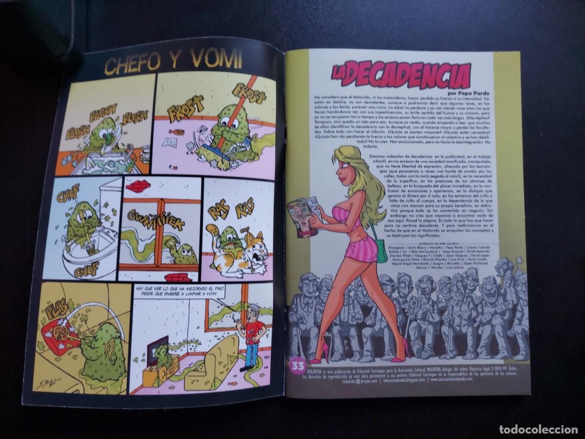C&oacute;mics: MALAVIDA - N&uacute;mero 33 - La Decadencia - Editorial Cornoque - 1999 - Foto 4