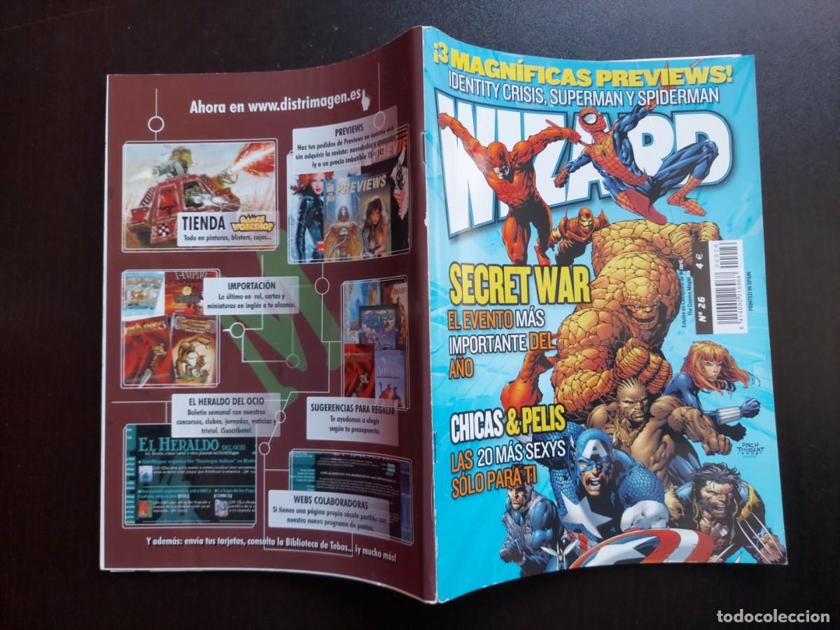 C&oacute;mics: Wizard n&ordm; 26 - La Revista de C&oacute;mics - Editorial Megamultimedia - 2004 - Foto 2