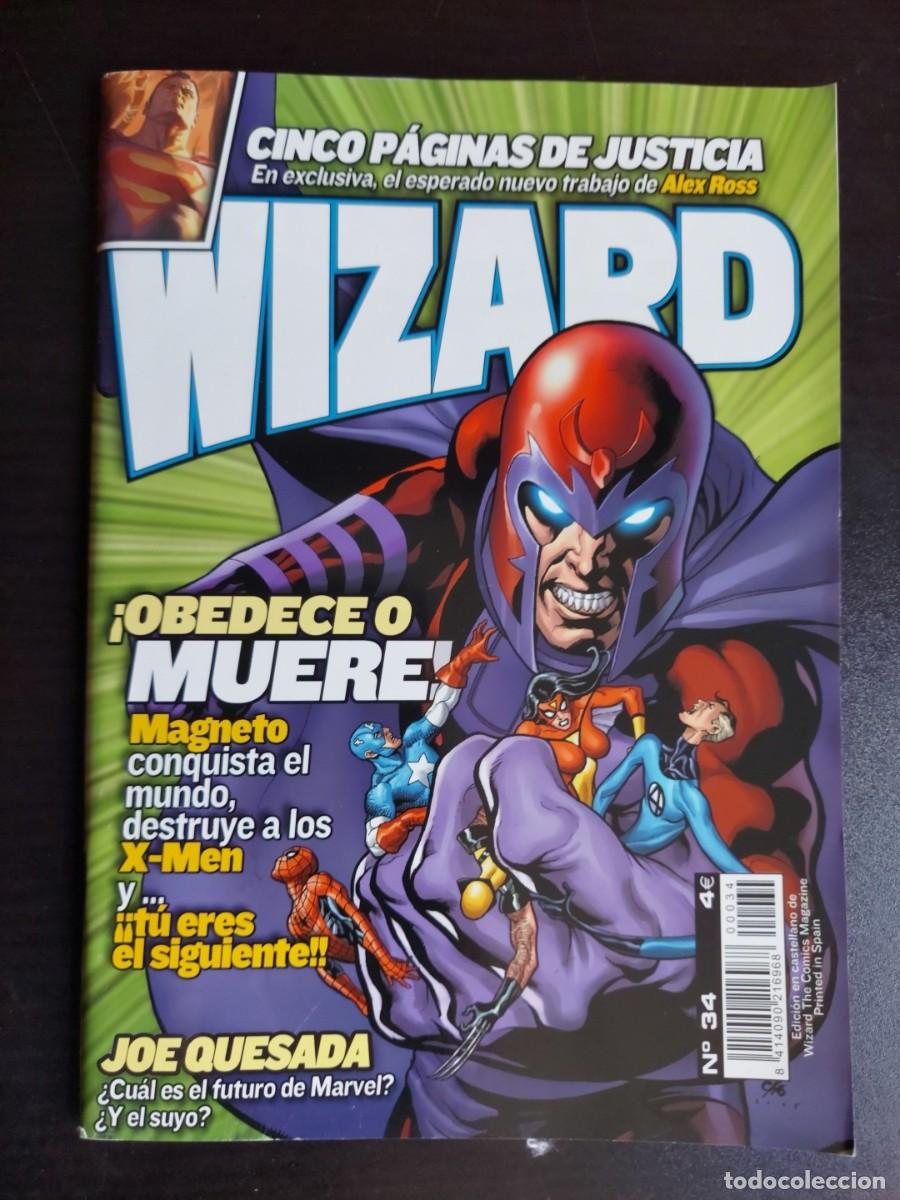 C&oacute;mics: Wizard n&ordm; 34 - La Revista de C&oacute;mics - Editorial Megamultimedia - 2002 - Foto 1