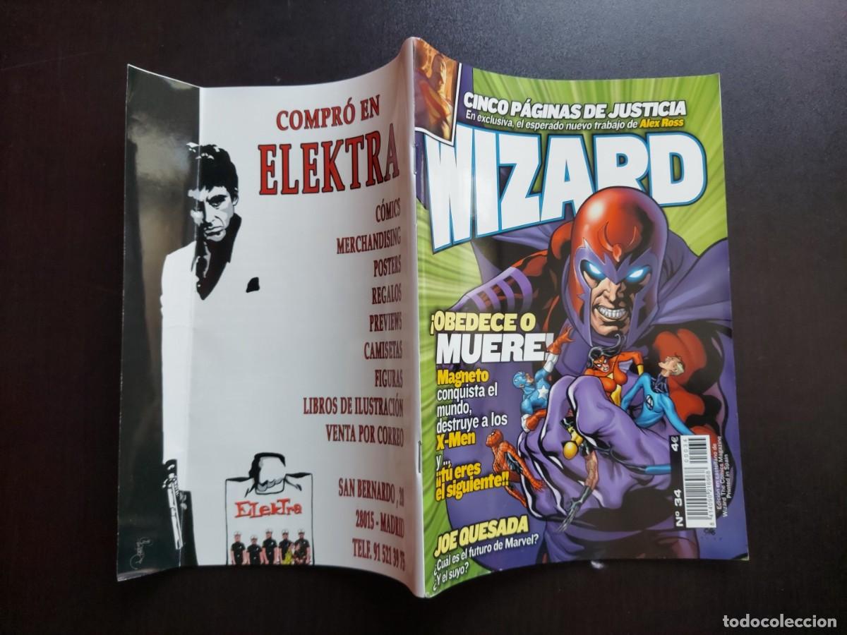 C&oacute;mics: Wizard n&ordm; 34 - La Revista de C&oacute;mics - Editorial Megamultimedia - 2002 - Foto 2