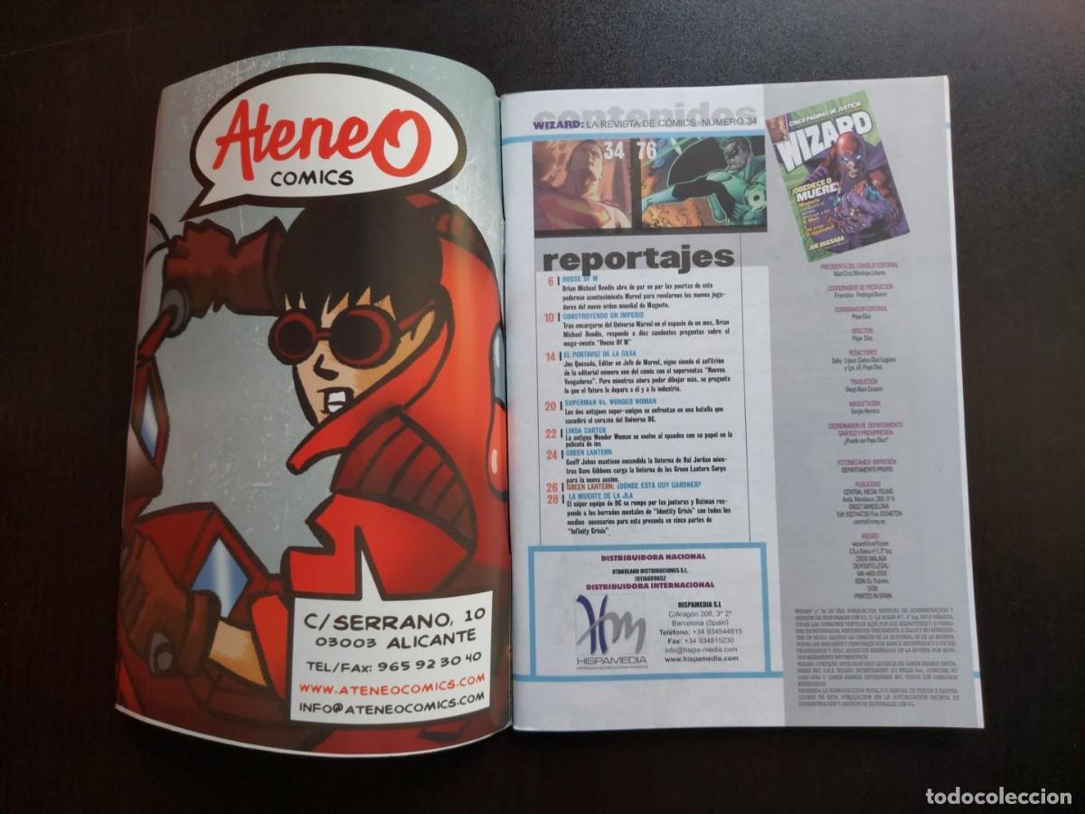 C&oacute;mics: Wizard n&ordm; 34 - La Revista de C&oacute;mics - Editorial Megamultimedia - 2002 - Foto 4