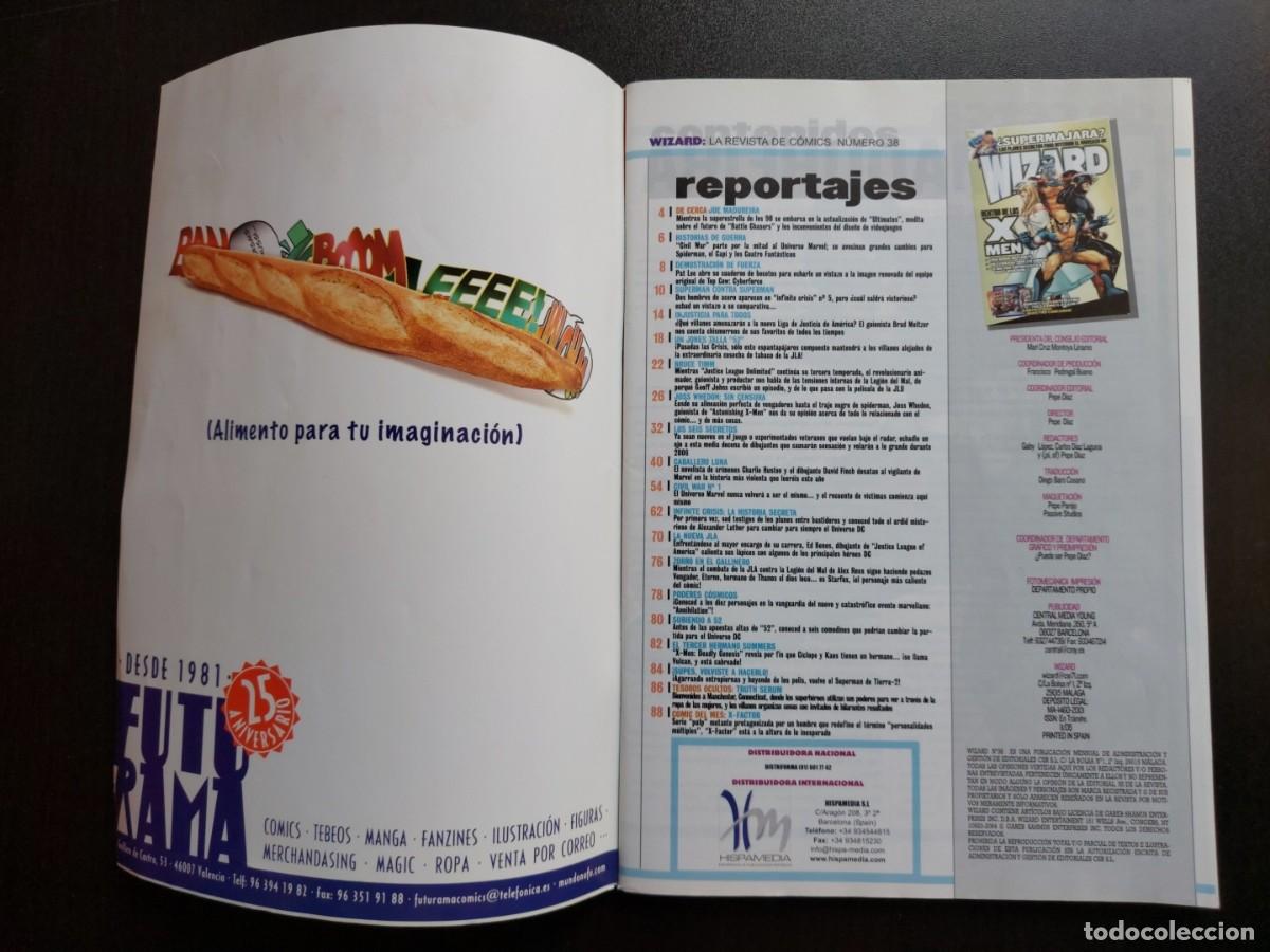 C&oacute;mics: Wizard n&ordm; 38 - La Revista de C&oacute;mics - Editorial Megamultimedia - 2002 - Foto 4