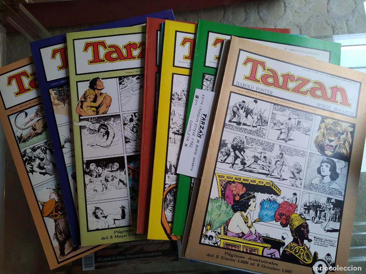 C&oacute;mics: Tarz&aacute;n - Burne Hogarth (Colecci&oacute;n Completa en 8 n&uacute;meros -Ed. Joaqu&iacute;n Esteve-) - Foto 1