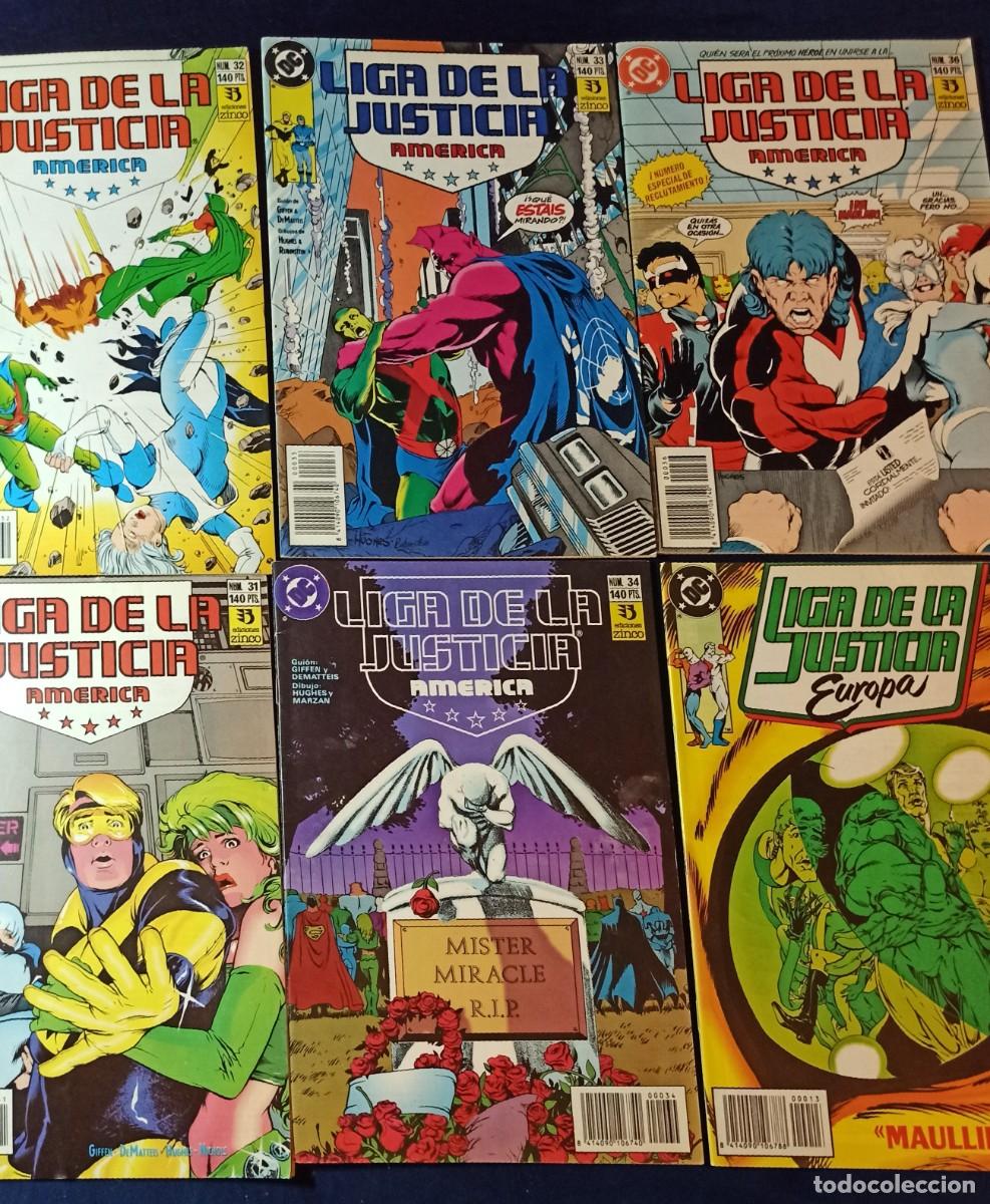 C&oacute;mics: Lote de 6 comic de La Liga de la Justicia.Ediciones Zinco - Foto 1