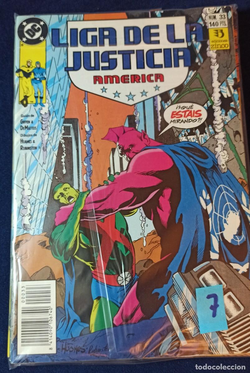 C&oacute;mics: Lote de 6 comic de La Liga de la Justicia.Ediciones Zinco - Foto 8