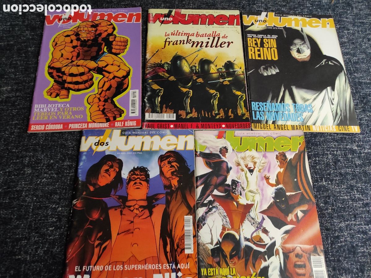 C&oacute;mics: VOLUMEN -LOTE DE 5 EJEMPLARES REVISTA SOBRE COMICS - Foto 1