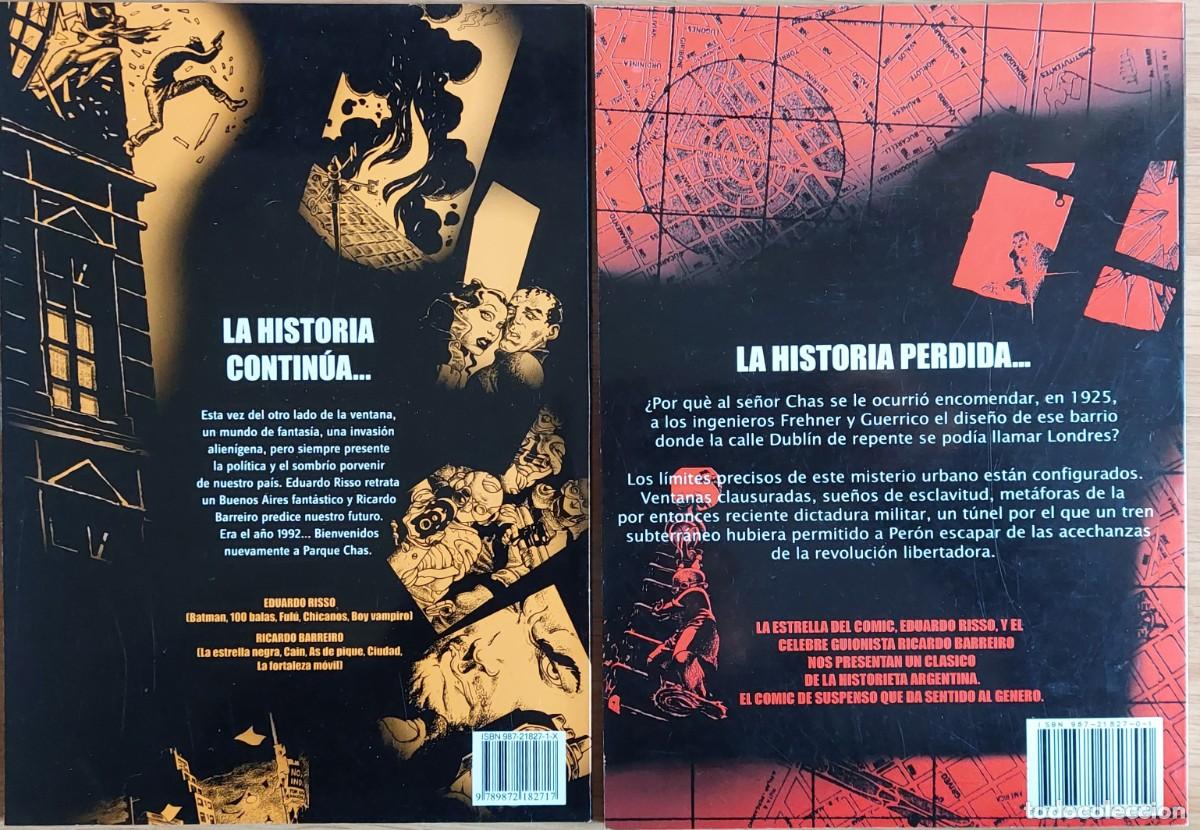 C&oacute;mics: PARQUE CHAS : BARREIRO/ RISSO - OBRA COMPLETA 2 EJEMPLARES - R&Uacute;STICA- 2004/2006- DIFICIL - Foto 2