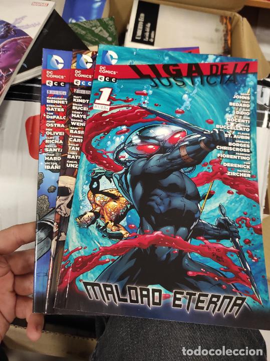 C&oacute;mics: LIGA DE LA JUSTICIA: MALDAD ETERNA (OBRA COMPLETA 3 TOMOS) - ECC - Foto 1
