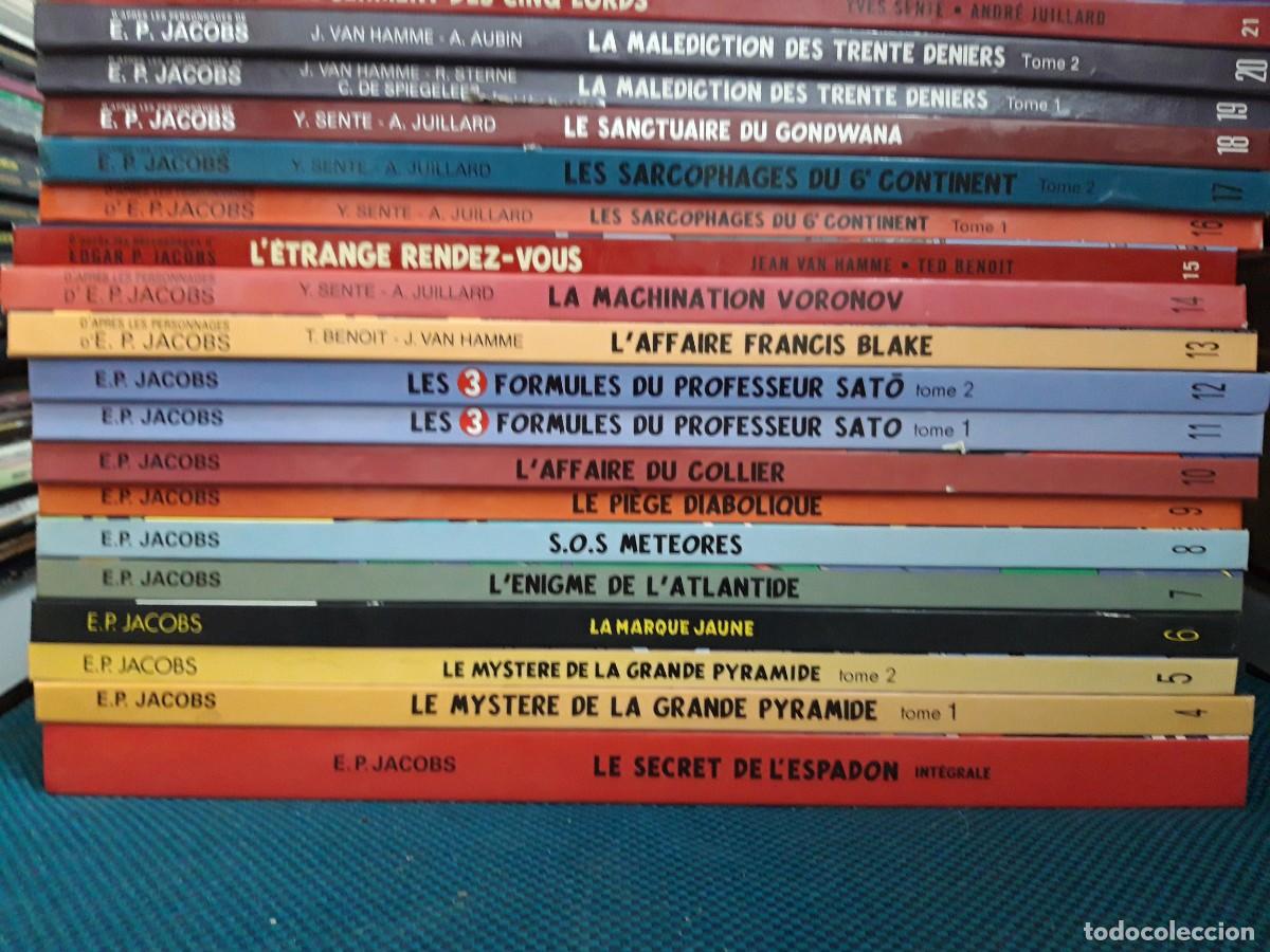 C&oacute;mics: BLAKE & MORTIMER. EDGAR P, JACOBS. &iexcl;&iexcl;COMPLET&Iacute;SIMA!! EN FRANC&Eacute;S. - Foto 2