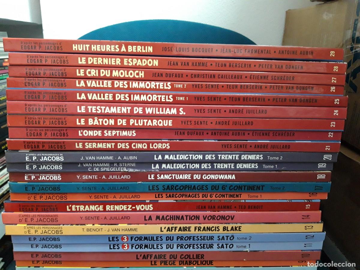 C&oacute;mics: BLAKE & MORTIMER. EDGAR P, JACOBS. &iexcl;&iexcl;COMPLET&Iacute;SIMA!! EN FRANC&Eacute;S. - Foto 3