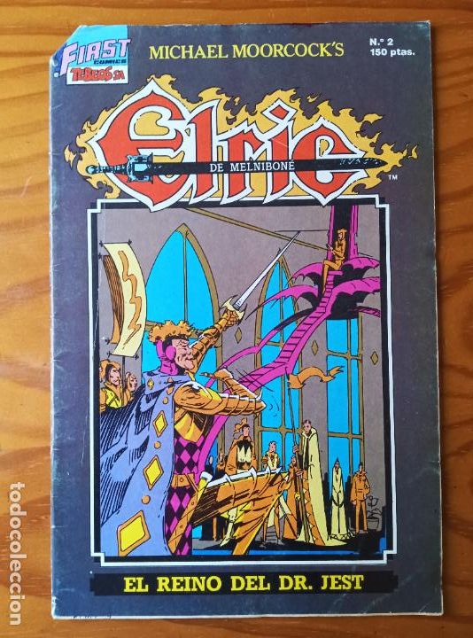 C&oacute;mics: ELRIC DE MELNIBONE N&ordm; 2 - ROY THOMAS/ GISBERT & RUSSELL - FIRST COMICS - TEBEOS S.A - Foto 1