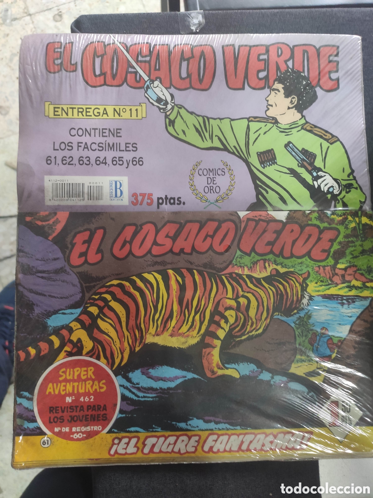 Comics: EL COSACO VERDE N&ordm; 11 FACSIMILES 61,62,63,64,65 Y 66. NUEVO PRECINTADO