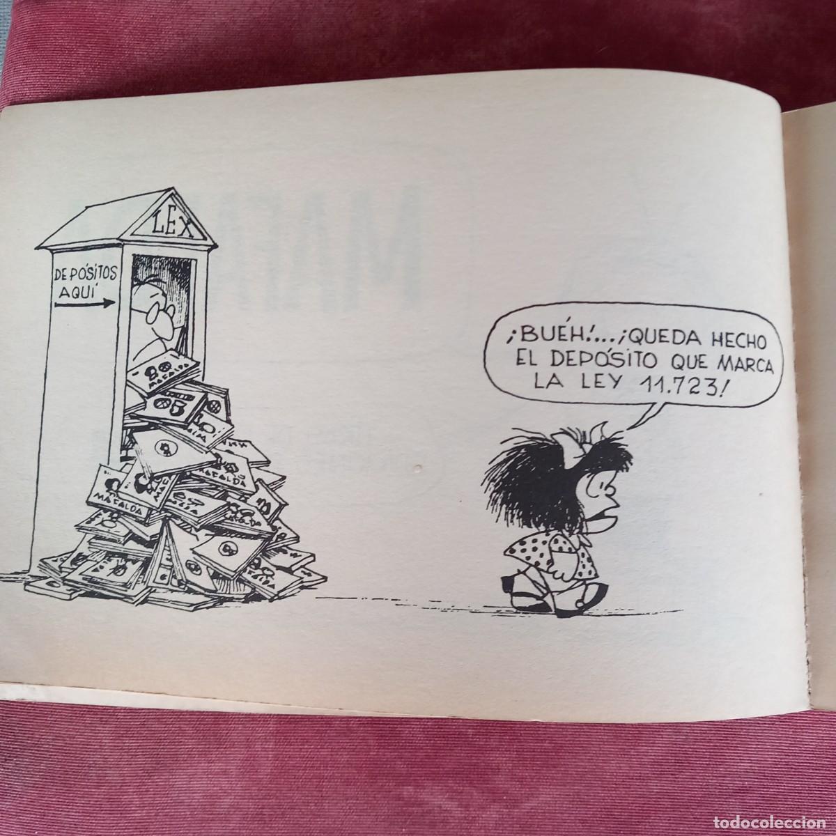 C&oacute;mics: Mafalda 1 - EDICIONES DE LA FLOR - QUINO 1989 - Foto 4
